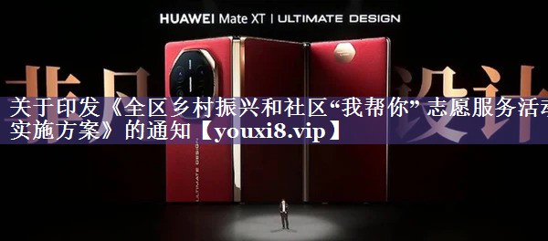 关于印发《全区乡村振兴和社区“我帮你” 志愿服务活动实施方案》的通知